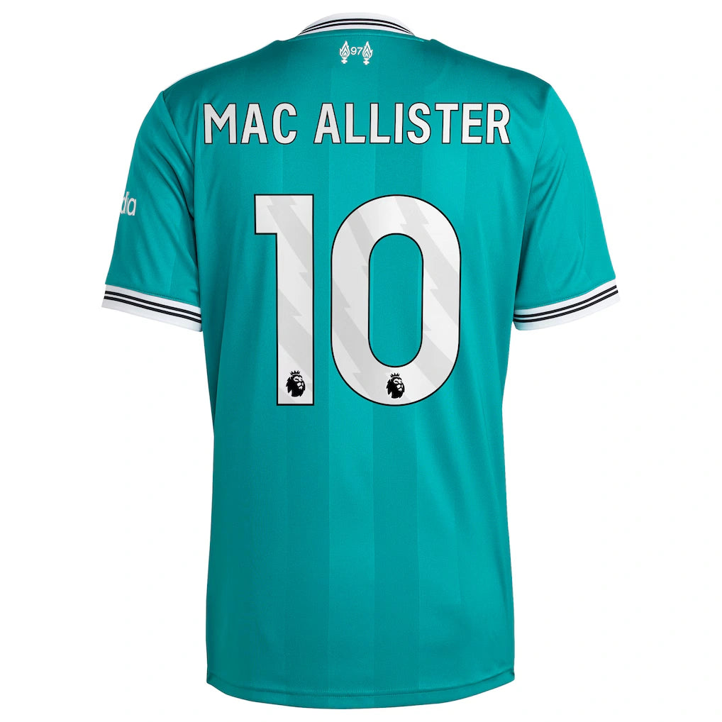 Alexis Mac Allister Liverpool 2025/26 Third Jersey - Green