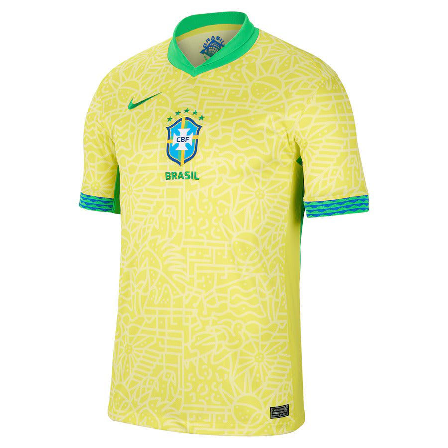 Brazil Home Soccer Jersey 2024 Men