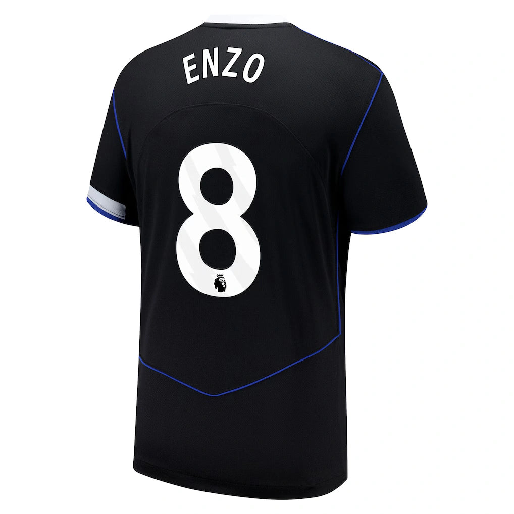 Enzo Fernández Chelsea 2025/26 Third Jersey - Black