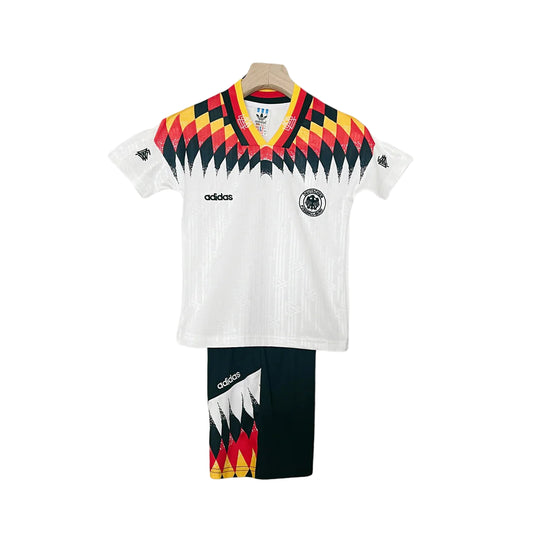 Retro Germany Kids Soccer Kit – 1994 World Cup Home Jersey & Shorts Set
