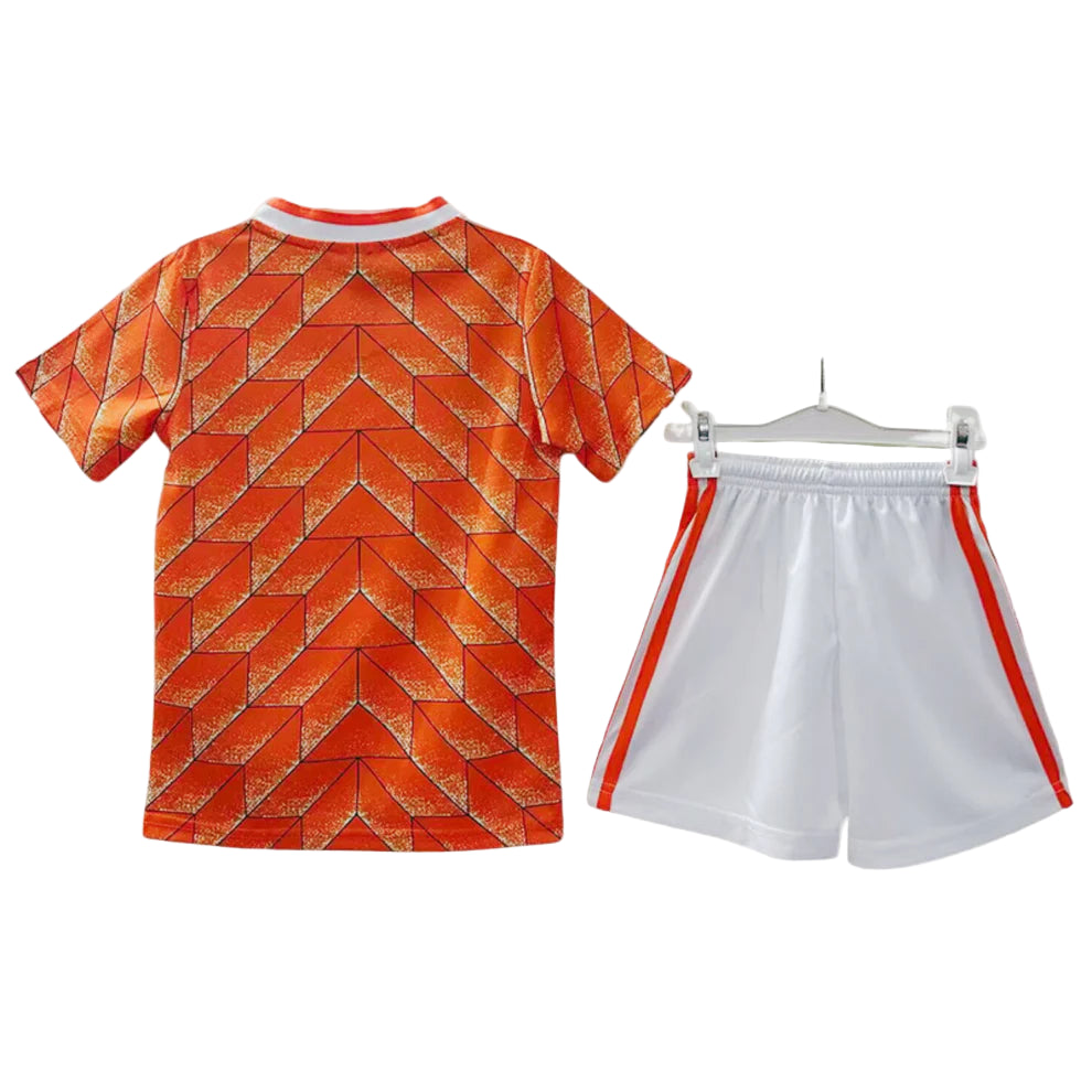 Retro Netherlands Kids Soccer Kit – Euro 1988 Home Jersey & Shorts Set