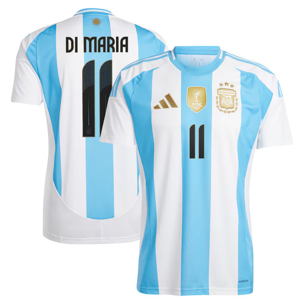 New Argentina Home Soccer Jersey 2024 Men Angel Di Maria