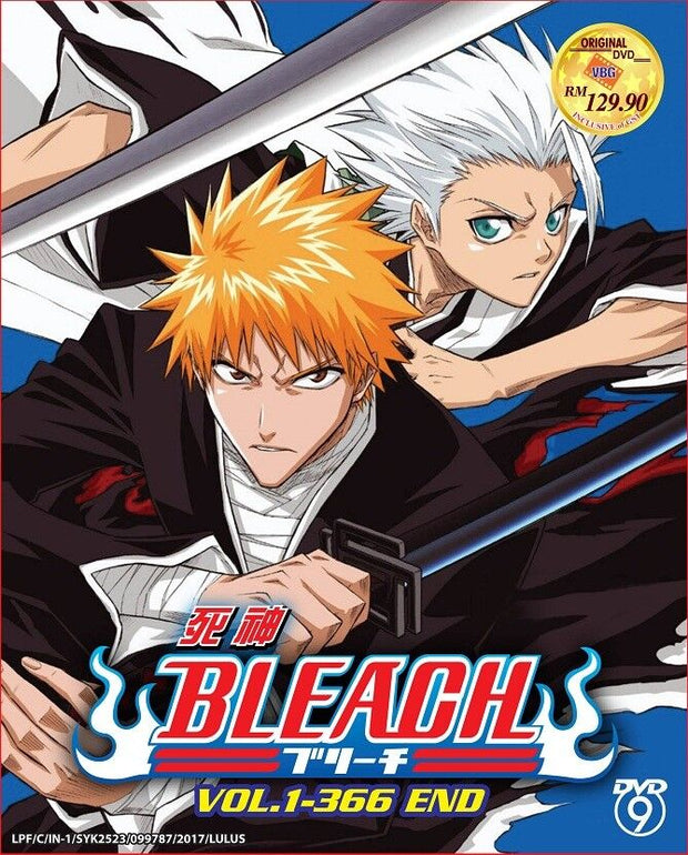 Anime DVD Bleach Series Collection Boxset (Vol. 1-366 End) English Subtitle