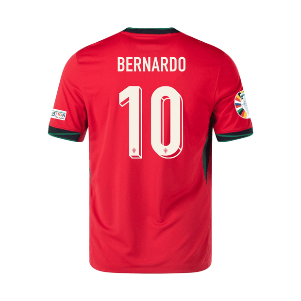 New Portugal Home Soccer Jersey EURO 2024 Men Bernardo Silva