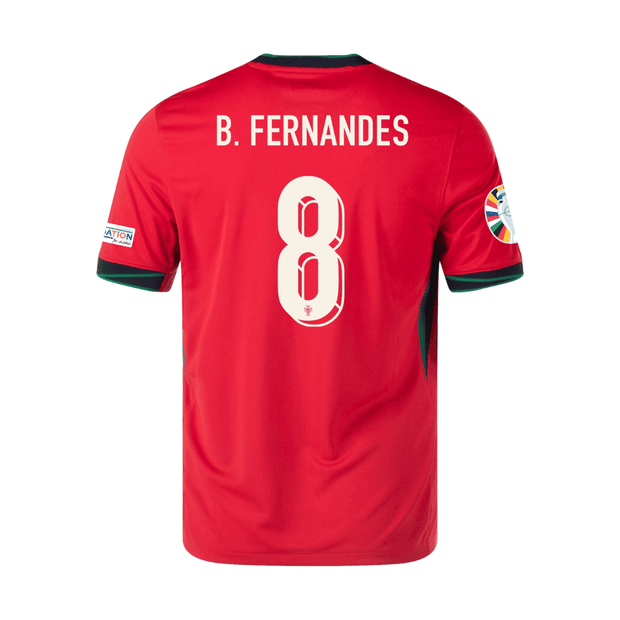 New Portugal Home Soccer Jersey EURO 2024 Men Bruno Fernandes