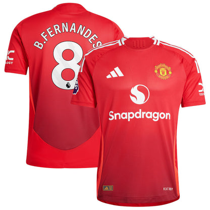 New Manchester United  Home Soccer Jersey 24/25 Bruno Fernandes