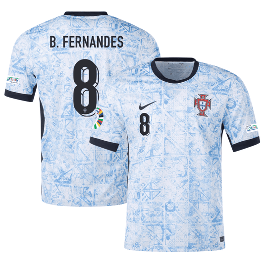 New Portugal Away Soccer Jersey EURO 2024 Men Bruno Fernandes