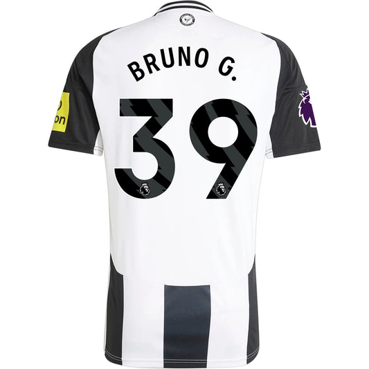 New Newcastle Home Soccer Jersey 24/25 Men Bruno Guimaraes