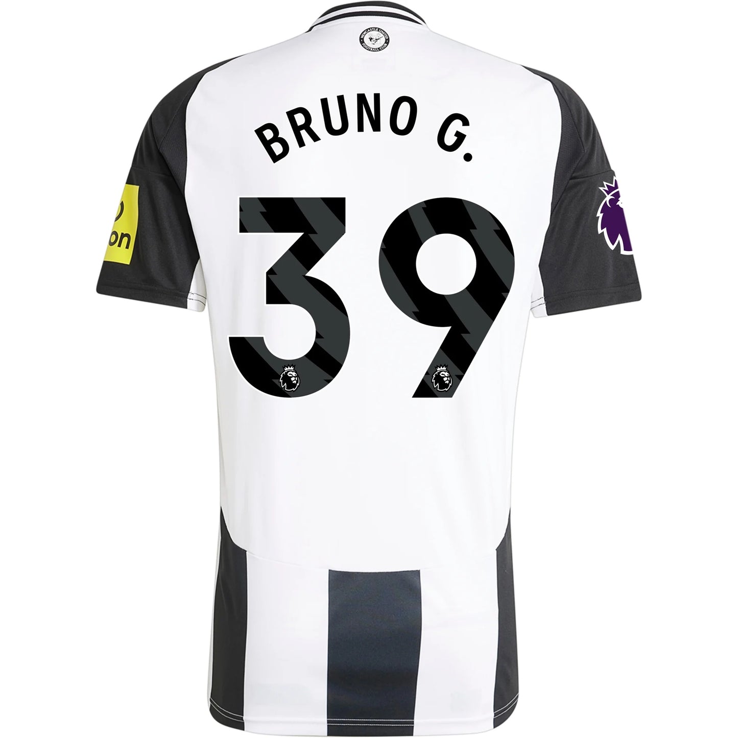 New Newcastle Home Soccer Jersey 24/25 Men Bruno Guimarães