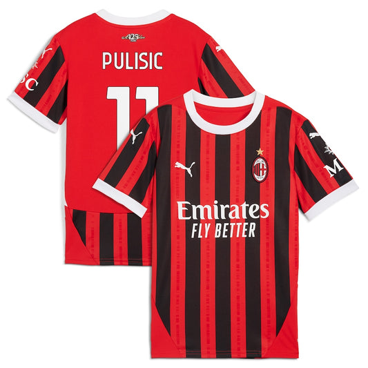 Christian Pulisic Ac Milan Home Jersey 24/25