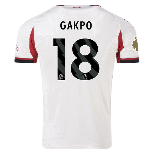 Cody Gakpo Liverpool Away Jersey 25/26