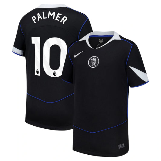 Cole Palmer Chelsea 2025/26 Third Jersey - Black