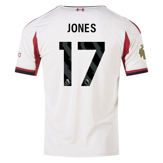 Curtis Jones Liverpool Away Jersey 25/26