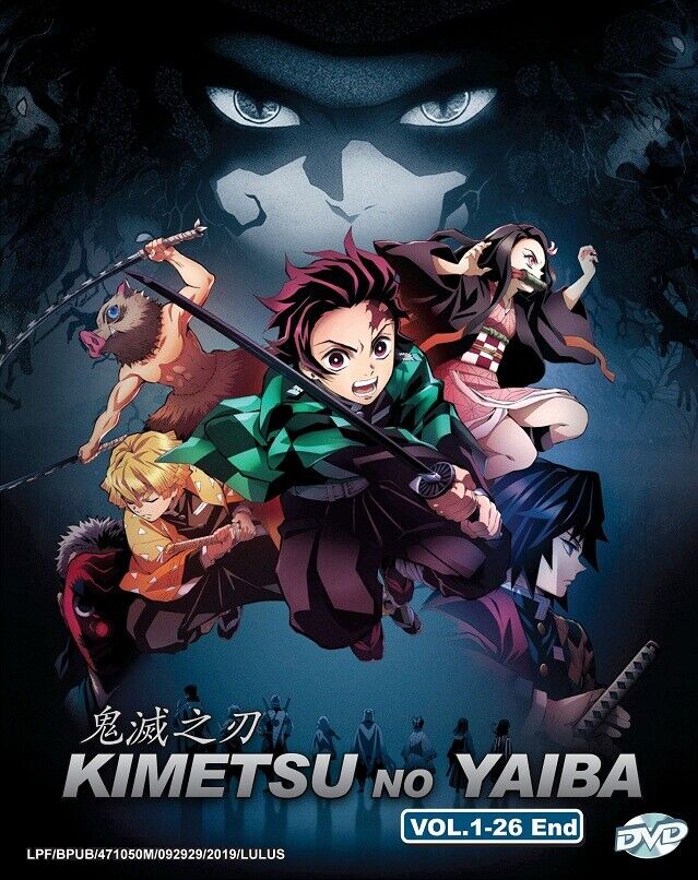 DVD Anime Demon Slayer: Kimetsu no Yaiba Complete TV Series (1-26) English SUB