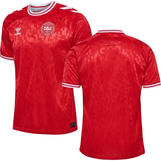 New Denmark Home Soccer Jersey EURO 2024 Men