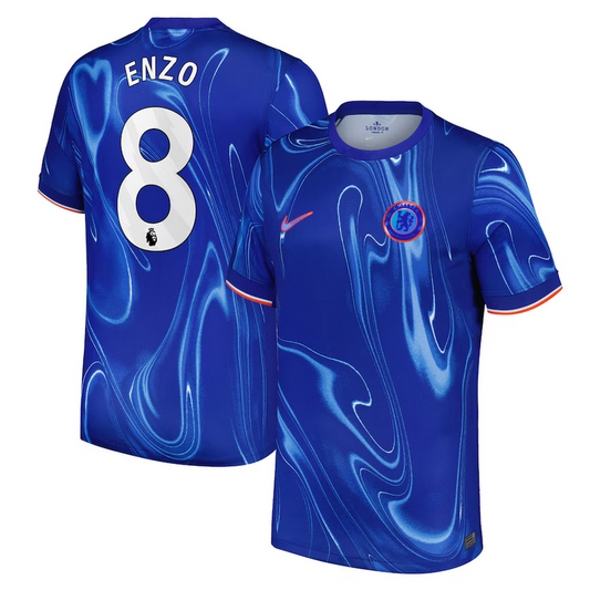 New Chelsea Home Soccer Jersey 24/25 Men Enzo Fernández