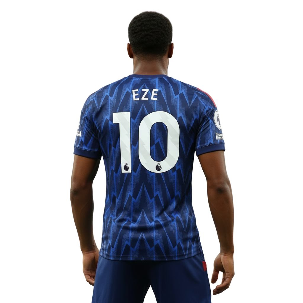 Eberechi Eze Arsenal Away Jersey 25/26 - Blue