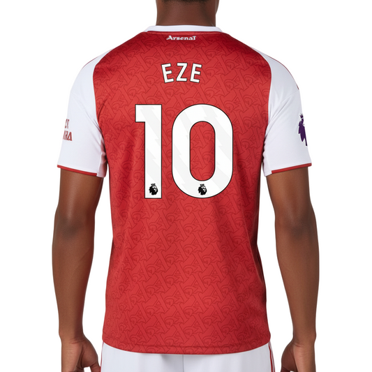 Eberechi Eze Arsenal Home Soccer Jersey 25/26 - Red