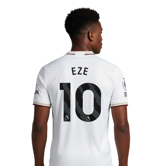 Eberechi Eze Arsenal Third Jersey 25/26 - White