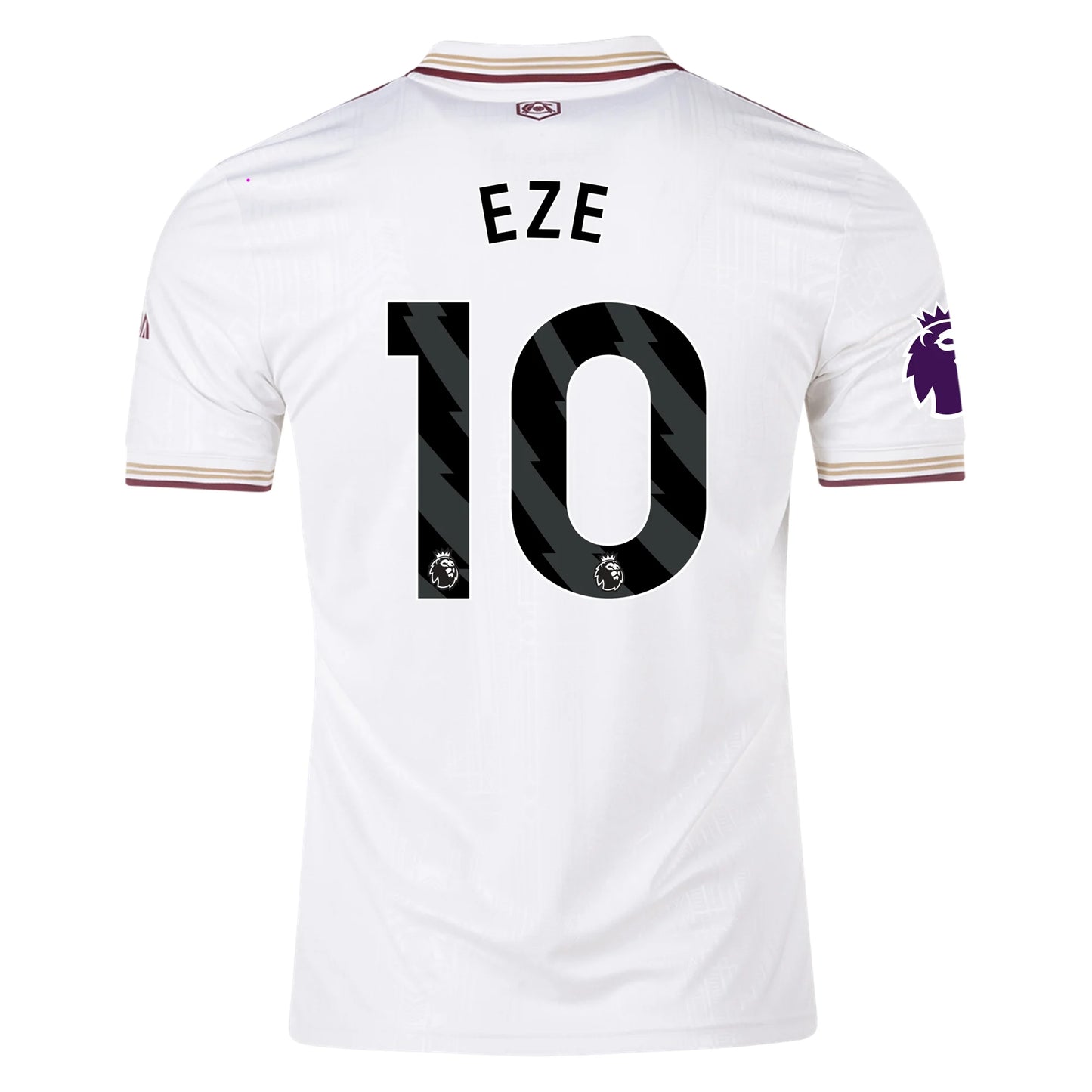 Eberechi Eze Arsenal Third Jersey 25/26 - White