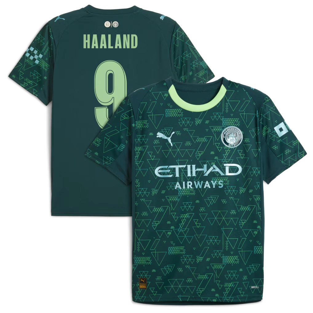 Erling Haaland Manchester City x EA SPORTS FC 2025/26 Fourth Jersey - Green