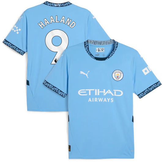 New Manchester City Home Soccer Jersey 24/25 Men Erling Haaland