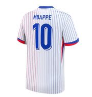 New France Away Soccer Jersey EURO 2024 Men Kylian Mbappe