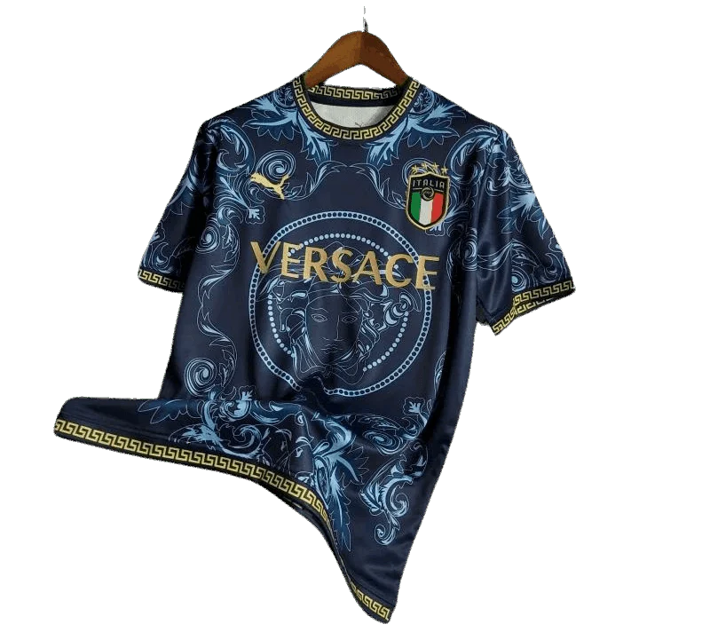 Italy Versace Jersey Blue Special Kit