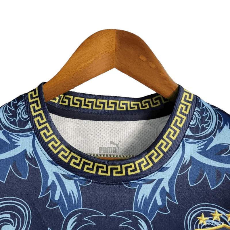 Italy Versace Jersey Blue Special Kit