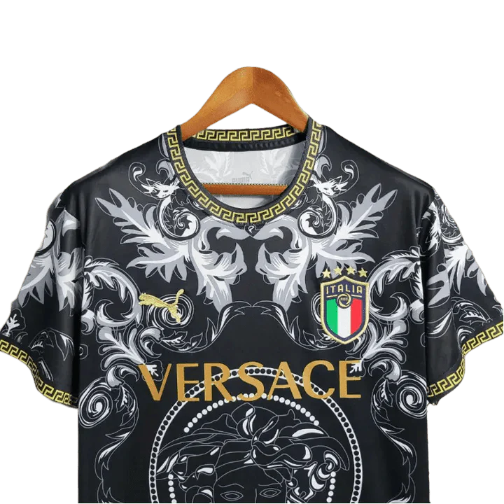 Italy Versace Jersey Black Special Kit