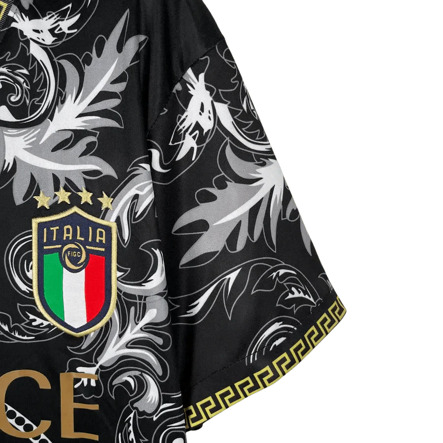Italy Versace Jersey Black Special Kit