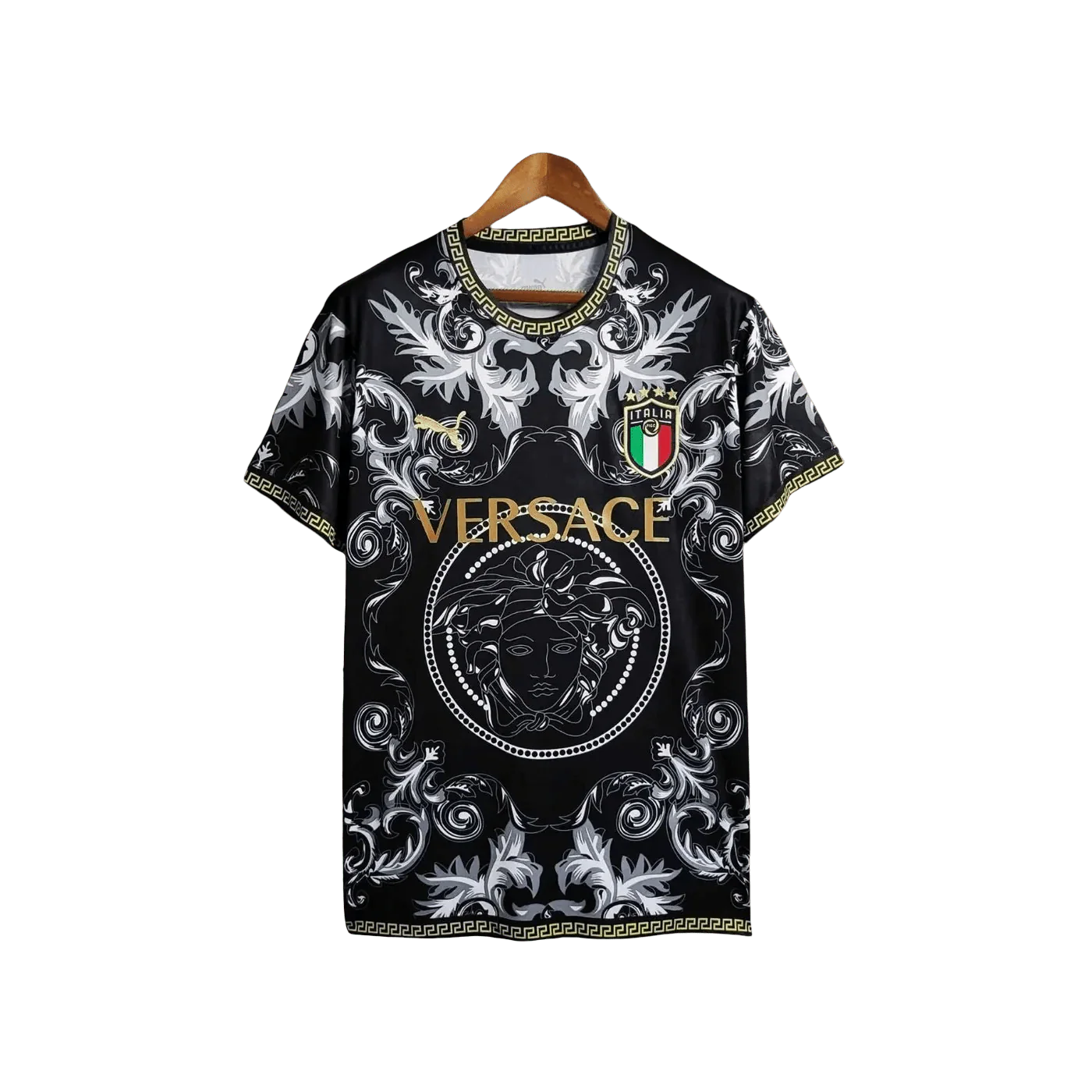 Italy Versace Jersey Black Special Kit