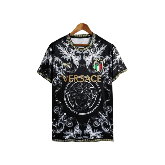Italy Versace Jersey Black Special Kit