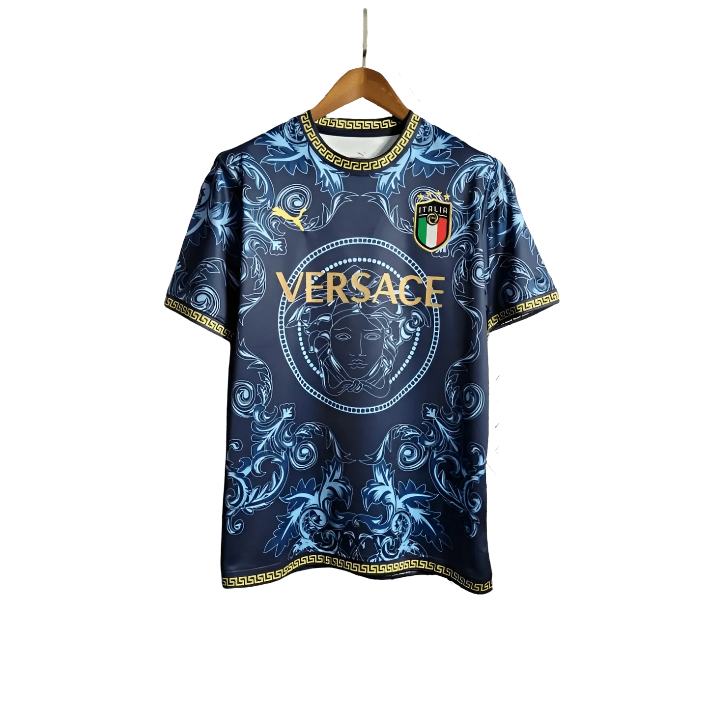 Italy Versace Jersey Blue Special Kit