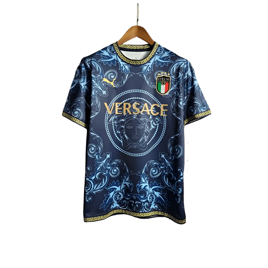 Italy Versace Jersey Blue Special Kit
