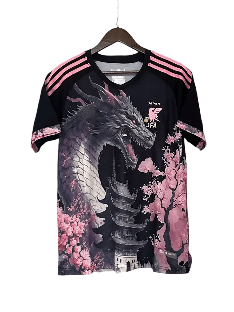 Japan Dragon Jersey Pink and Black Limited Edition