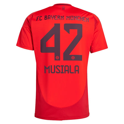 New Bayern Munich Home Soccer Jersey 24/25 Men Jamal Musiala