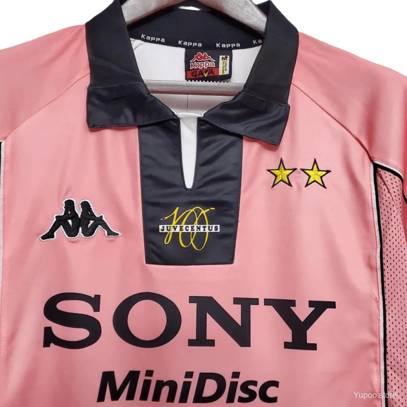 Juventus 1997/1998 Pink Jersey  Retro Jersey