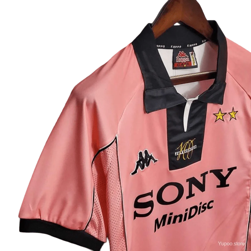 Juventus 1997/1998 Pink Jersey  Retro Jersey
