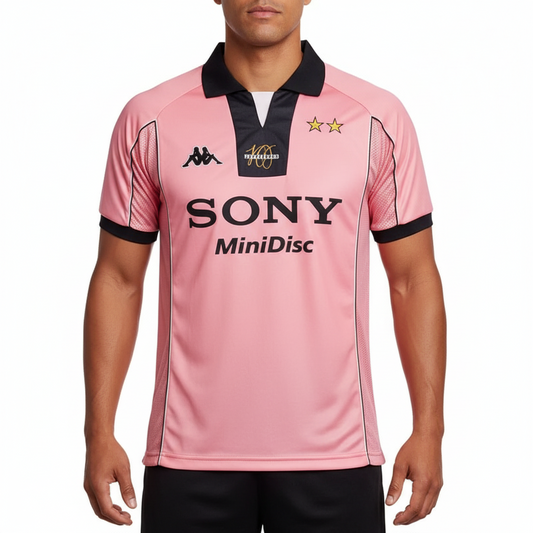 Juventus 1997/1998 Pink Jersey  Retro Jersey