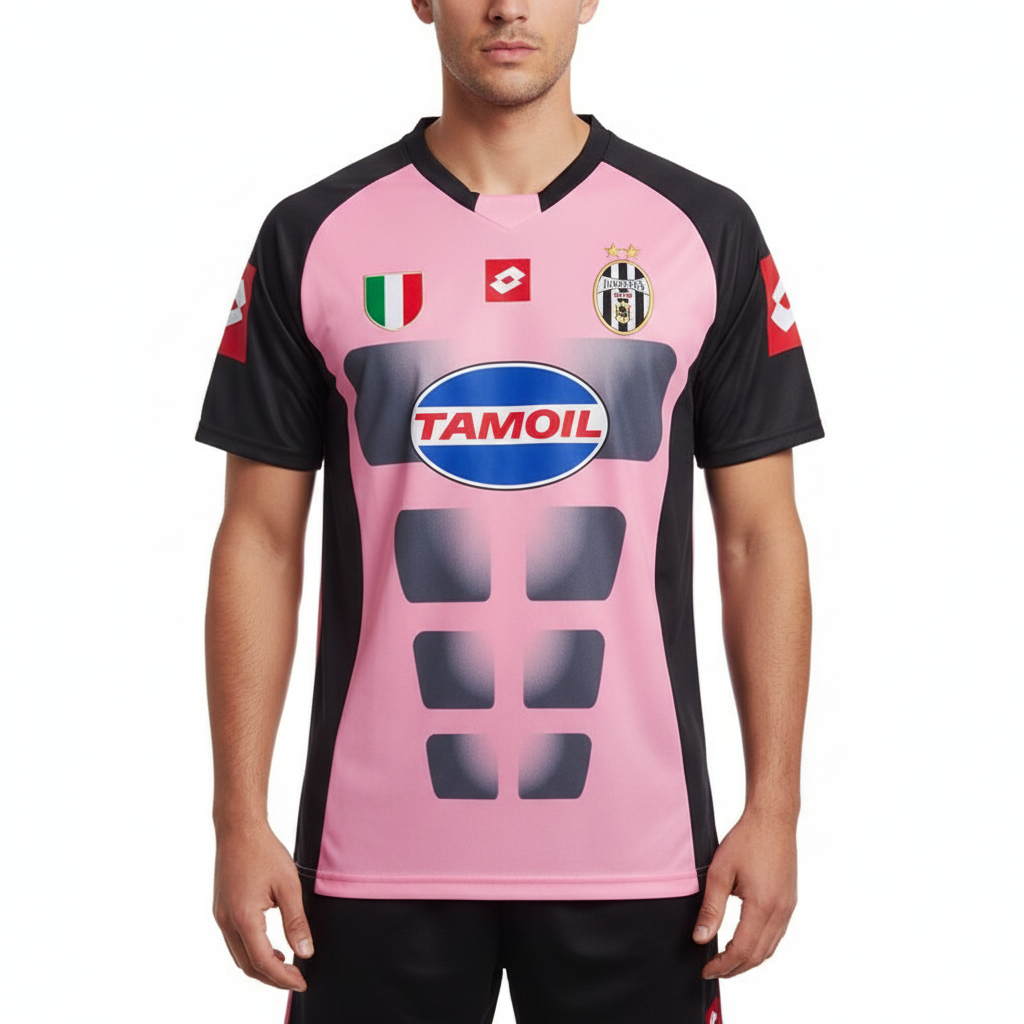 Juventus 2002/2003 Pink Goalkeeper Jersey Retro Jersey