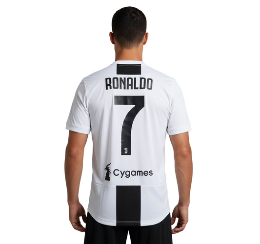 Cristiano Ronaldo Home Jersey Juventus 18/19  - White