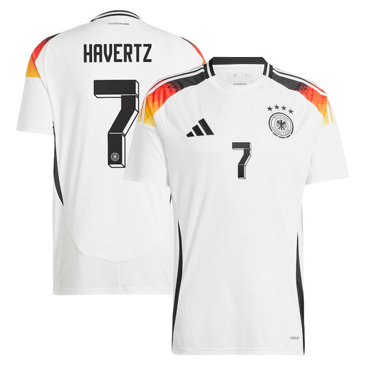 New Germany Home Soccer Jersey 2024 Men Kai Havertz