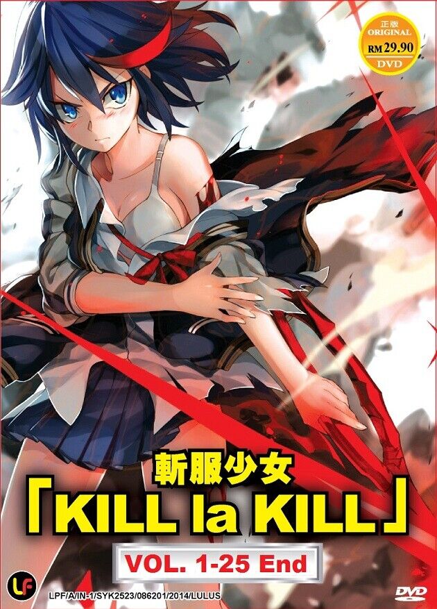 DVD Anime Kill La Kill Complete TV Series (1-25 End) English Dubbed, All Region