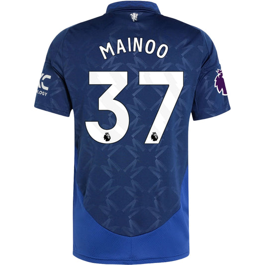 New Manchester United  Away Soccer Jersey 24/25 Kobbie Mainoo