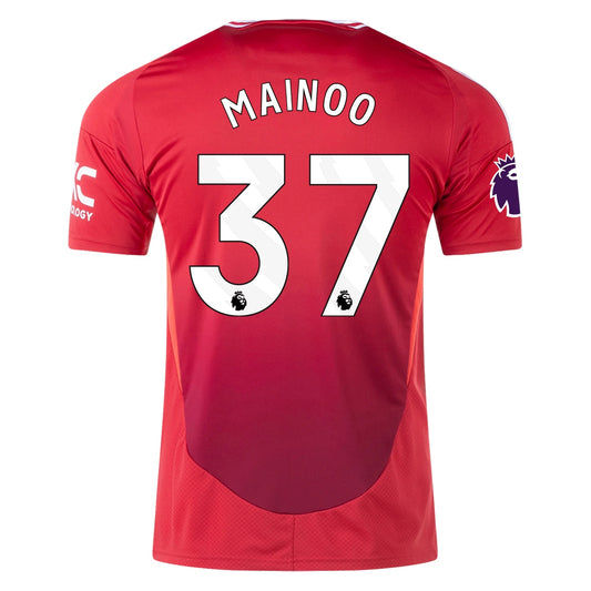 New Manchester United  Home Soccer Jersey 24/25 Kobbie Mainoo