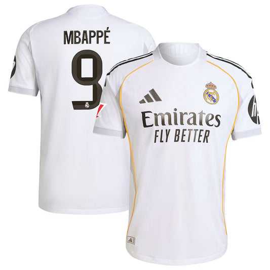 Kylian Mbappé Real Madrid 25/26 Home Jersey