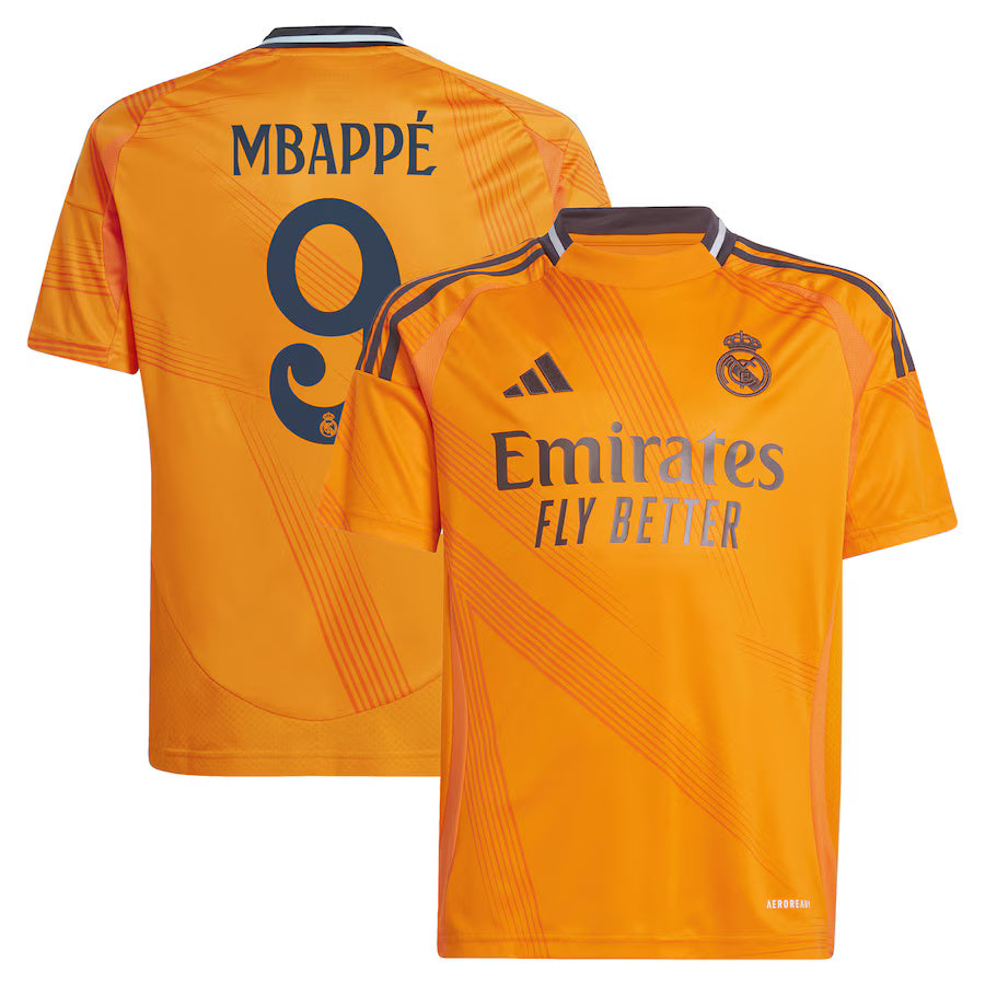 New Real Madrid Away Soccer Jersey 24/25 Men Kylian Mbappe