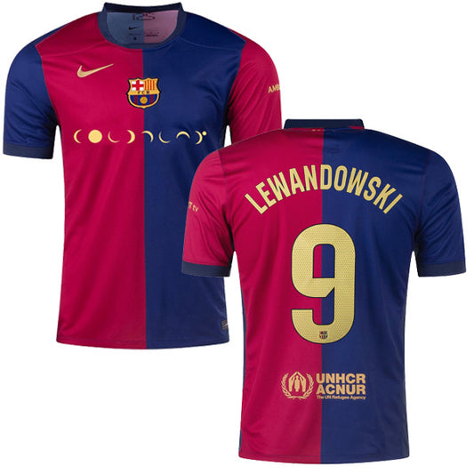 Barcelona Coldplay Home Soccer Jersey Robert Lewandowski