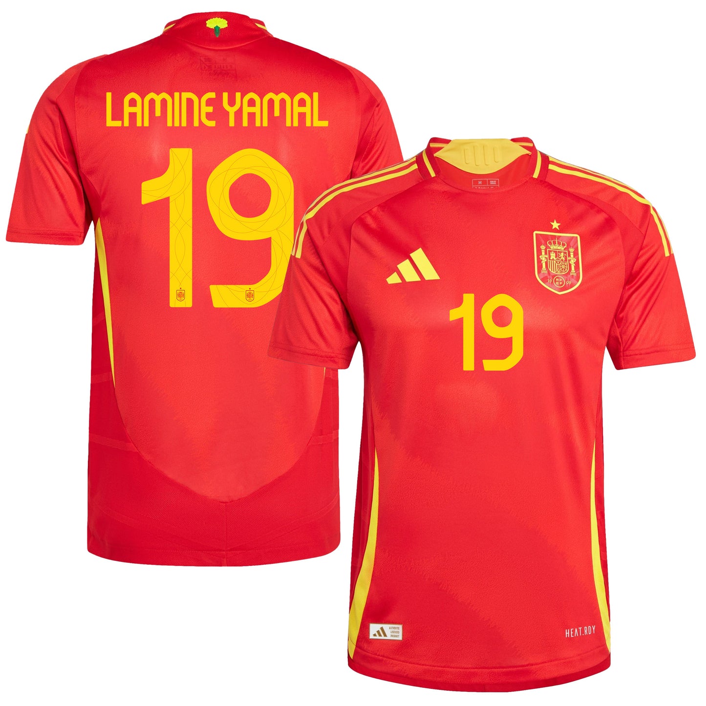 New Spain Home Soccer Jersey EURO 2024 Men Lamine Yamal